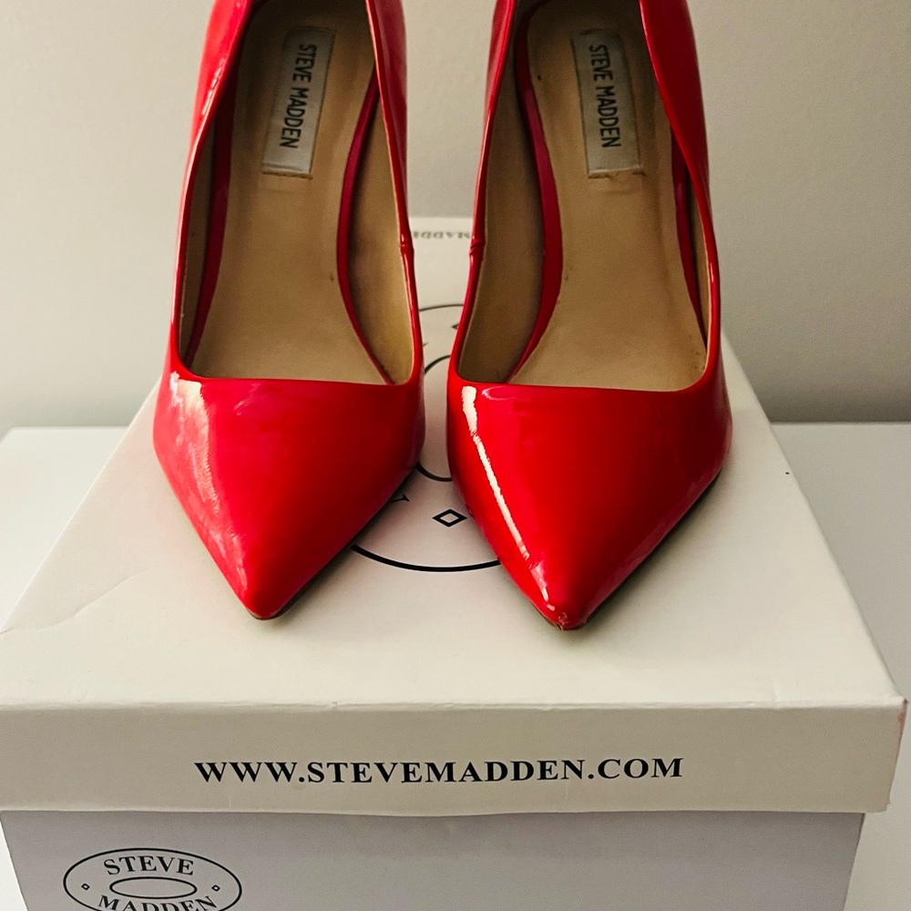 Steve Madden Bold Red Heels